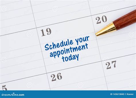 Schedule An Appointment .